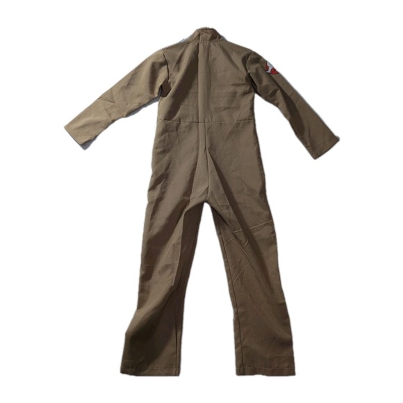 Ghostbusters Jumpsuit Child Size 6-8 Small 2022 Stantz Costume Brown Uniform - Picture 2 of 16